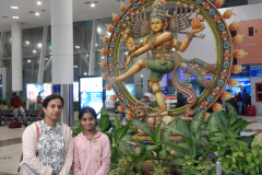 Chennai - Family after landing at Chennai