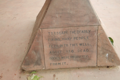 Jallianwala Bagh - Inscription in the stone in front of the Well