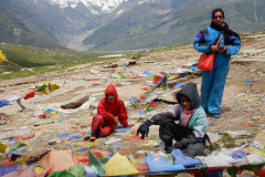 Manali Rohatang Pass - Sitting at the Rohtang Passes final destination