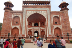 Taj Mahal - View of the entry gate