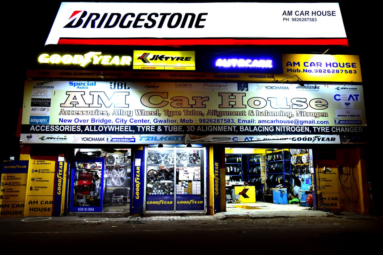 AM Car House Car Accessories, Tyre Shop, Wheel Alignment, Alloy Wheel