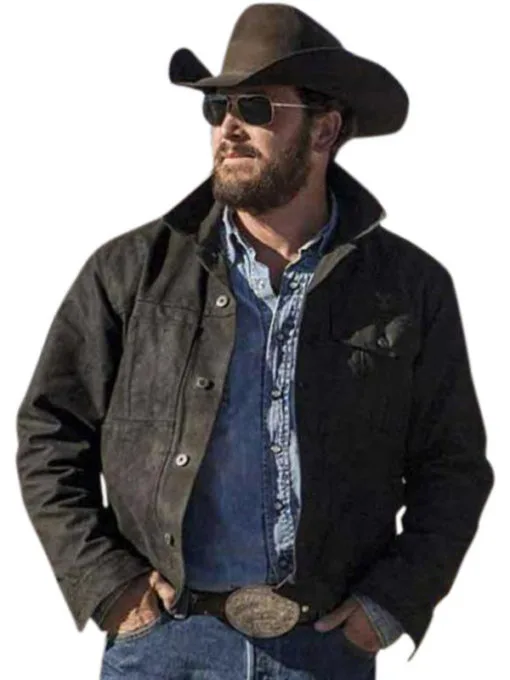 Just American Jackets - Cole-Hauser-Yellowstone-Black-Jacket-1-510x680